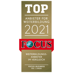 Top Anbieter für Weiterbildung Focus Auszeichnung