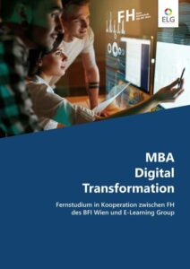 Titelblatt MBA Digital Transformation