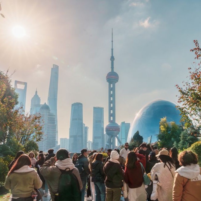 Reisegruppe in Shanghai Reisegruppe in Shanghai