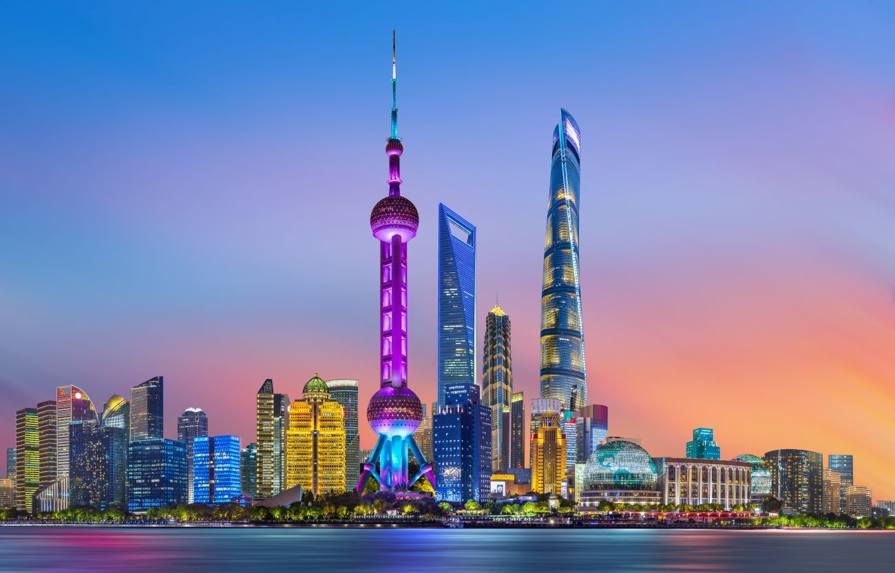 Shanghai Skyline Nacht