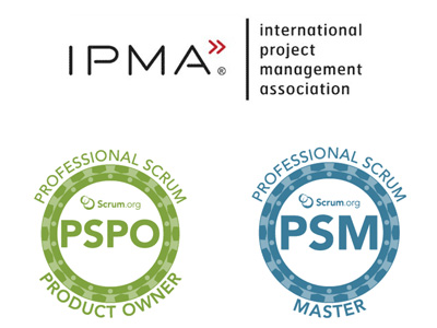 IPMA - Scrum Product Owner & Master Badges